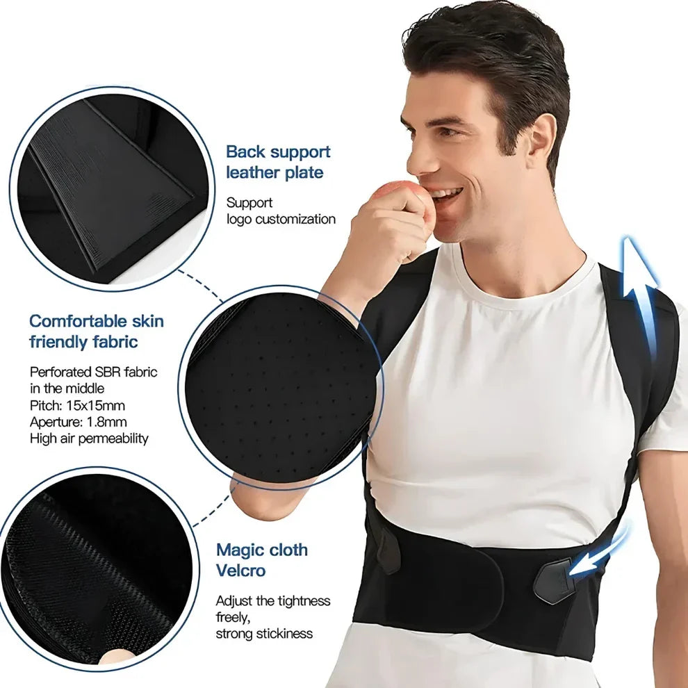 PostureWise™ ProAlign Unisex Posture Corrector Belt — Just ₹699