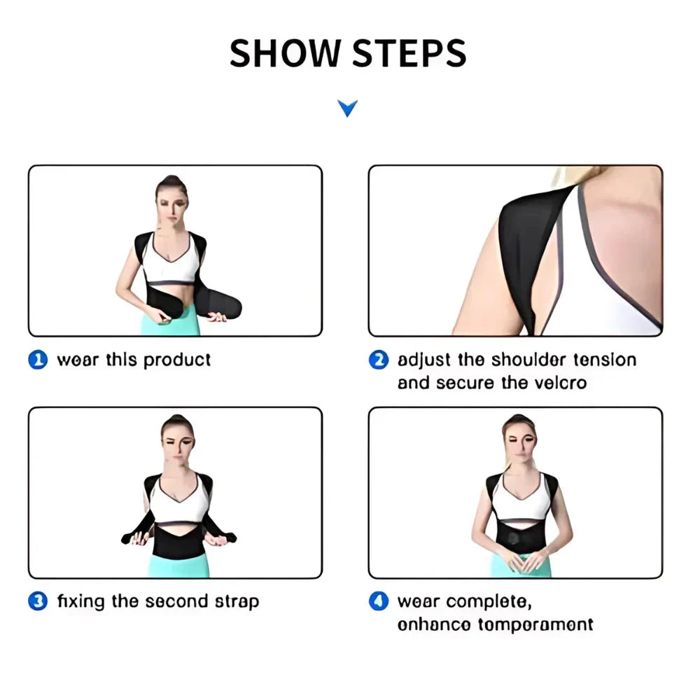 PostureWise™ ProAlign Unisex Posture Corrector Belt — Just ₹699