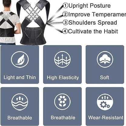 PostureWise™ Unisex Posture Corrector Belt